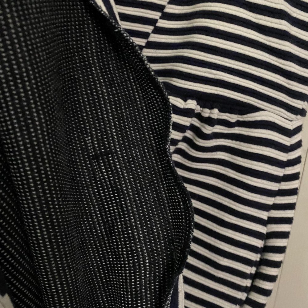 Boden navy and White Striped Dress - Picture 9 of 10